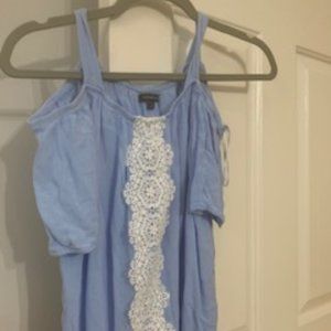 Cute fall time off the shoulder shirt